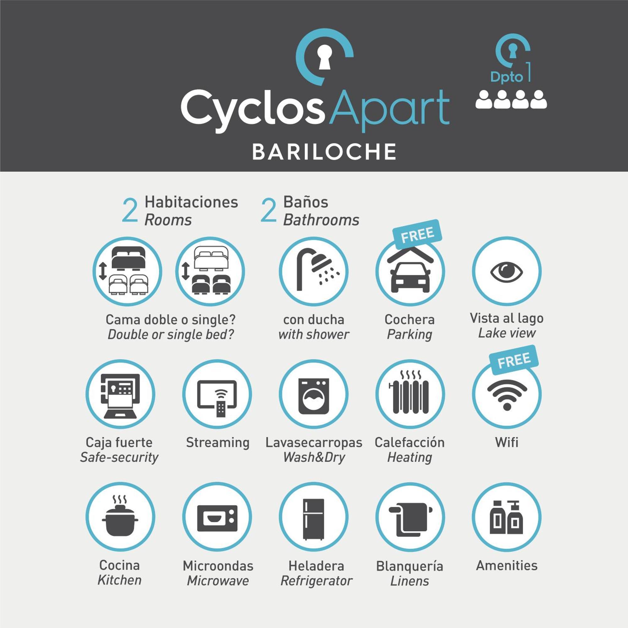 Cyclosapart Bariloche Dış mekan fotoğraf